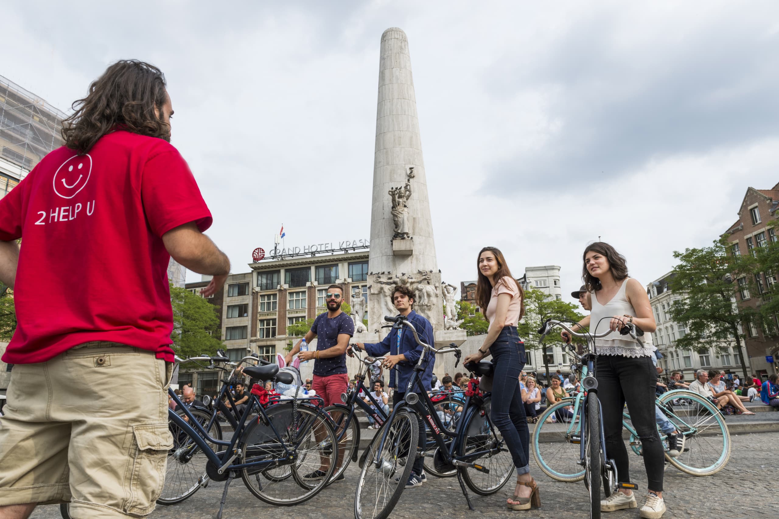 bike tour damsquare amsterdam