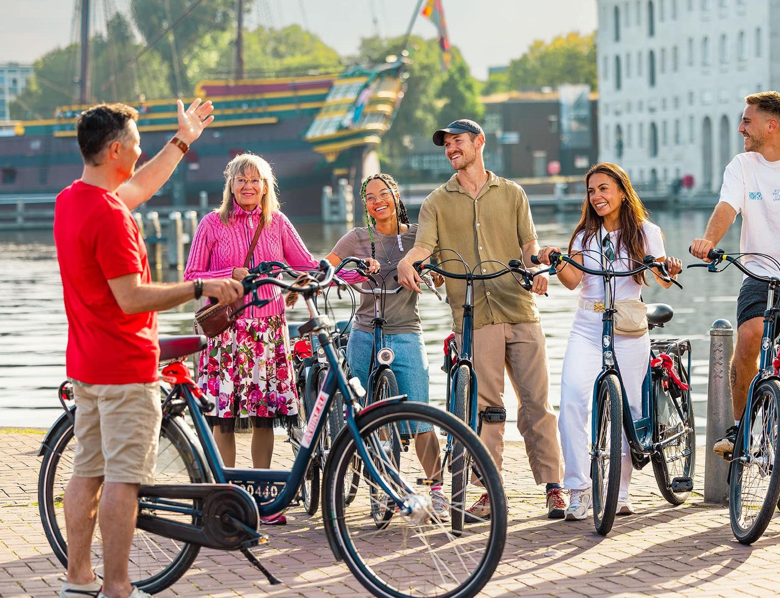 english bike tour amsterdam